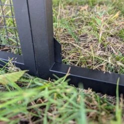 Poulailler Padoue Châssis Acier Toit Shingle 6 à 8 Poules Avec Parc Grillagé -Poulaillers poulailler padoue extension vue butter