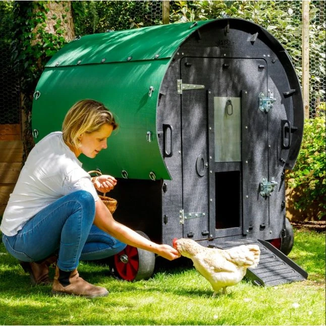 Poulailler Nestera Sur Roues Le Wagon Plastique Recyclé 8 à 15 Poules 4 Poulailler Nestera Sur Roues Le Wagon Plastique Recyclé 8 à 15 Poules – Image 2