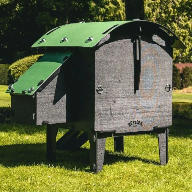 Poulailler Nestera Sur Pieds Taille S Plastique Recyclé 3 à 5 Poules 6 Poulailler Nestera Sur Pieds Taille S Plastique Recyclé 3 à 5 Poules – Image 4