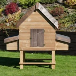 Poulailler Suisse XL Toit Shingle 8 à 10 Poules Bois Epicéa 22 Poulailler Suisse XL Toit Shingle 8 à 10 Poules Bois Epicéa -Poulaillers poulailler suisse epicea face arriere