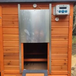 Poulailler Sussex XL Toit Shingle Noir Ouvrant 6 à 10 Poules Bois FSC -Poulaillers poulailler sussex avec portier automatique