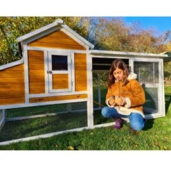 Poulailler Toit Renforcé M Toit Plastique 6 à 8 Poules -Poulaillers poulailler toit renforce 6 a 8 poules ensemble