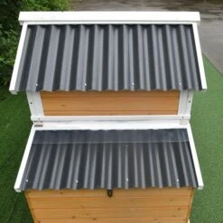 Poulailler Toit Renforcé S Toit Plastique 4 à 6 Poules -Poulaillers poulailler toit renforce s 4 a 6 poules detail toit