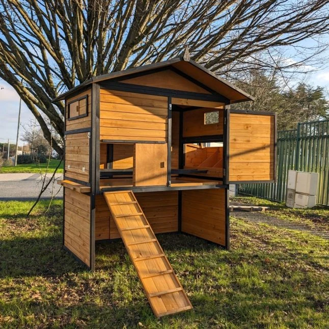 Poulailler Vorwerk Toit Shingle 10 à 12 Poules 7 Poulailler Vorwerk Toit Shingle 10 à 12 Poules – Image 5