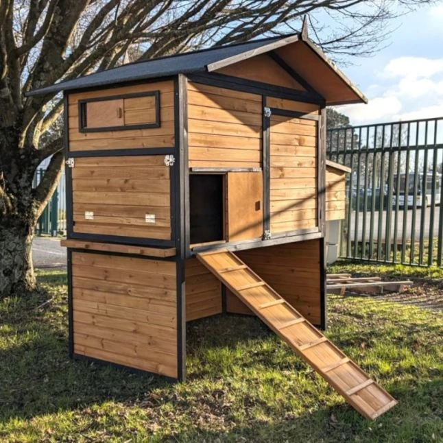 Kit Poulailler Vorwerk 10 à 12 Poules Avec Portier Zen Farm Autonome Et Trappe Taille Medium 4 Kit Poulailler Vorwerk 10 à 12 Poules Avec Portier Zen Farm Autonome Et Trappe Taille Medium – Image 2