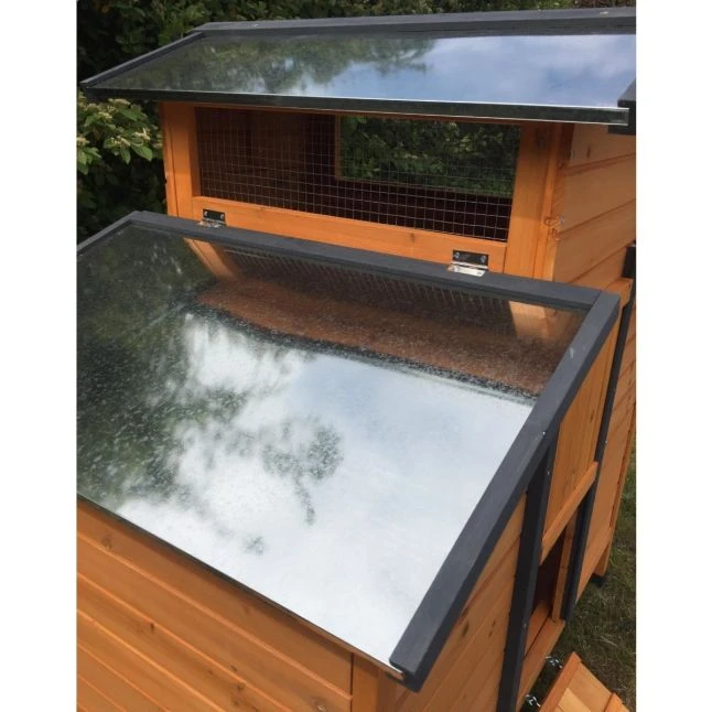 Poulailler Farmer L Toit En Tôle Ouvrant 4 à 6 Poules Bois FSC 5 Poulailler Farmer L Toit En Tôle Ouvrant 4 à 6 Poules Bois FSC – Image 3