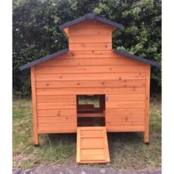 Poulailler Farmer L Toit En Tôle Ouvrant 4 à 6 Poules Bois FSC 22 Poulailler Farmer L Toit En Tôle Ouvrant 4 à 6 Poules Bois FSC -Poulaillers poulailler farmer face arriere