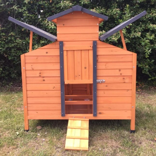 Poulailler Farmer L Toit En Tôle Ouvrant 4 à 6 Poules Bois FSC 8 Poulailler Farmer L Toit En Tôle Ouvrant 4 à 6 Poules Bois FSC – Image 6