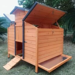 Poulailler Farmer L Toit En Tôle Ouvrant 4 à 6 Poules Bois FSC 19 Poulailler Farmer L Toit En Tôle Ouvrant 4 à 6 Poules Bois FSC -Poulaillers poulailler farmer l bois fsc ouvert 1