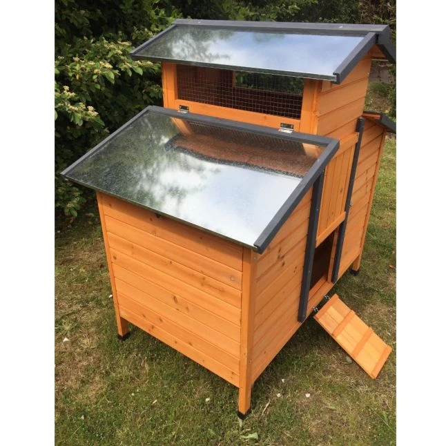 Poulailler Farmer L Toit En Tôle Ouvrant 4 à 6 Poules Bois FSC 4 Poulailler Farmer L Toit En Tôle Ouvrant 4 à 6 Poules Bois FSC – Image 2