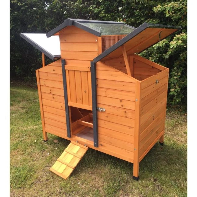 Poulailler Farmer L Toit En Tôle Ouvrant 4 à 6 Poules Bois FSC 6 Poulailler Farmer L Toit En Tôle Ouvrant 4 à 6 Poules Bois FSC – Image 4