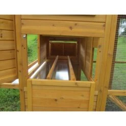 Poulailler Gaulois II Toit Shingle 6 à 10 Poules Avec Extension Parc Grillagé -Poulaillers poulailler gaulois ii tiroir 1