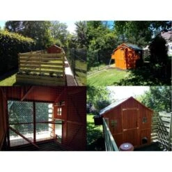 Poulailler Marans Toit Shingle 15 à 18 Poules -Poulaillers poulailler marans vue multiple