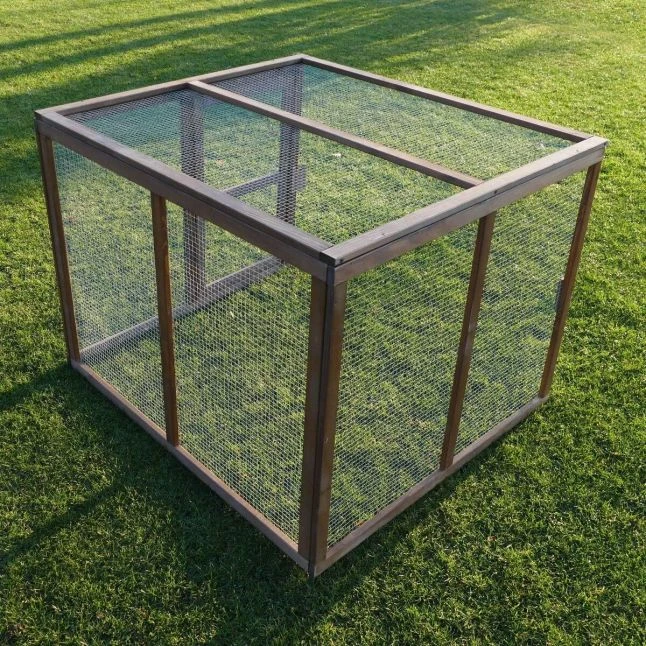 Poulailler Plymouth Toit Shingle Ouvrant 4 à 6 Poules Bois FSC Avec Extension Parc Grillagé – Image 13