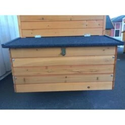 Poulailler Sussex XL Toit Shingle Noir Ouvrant 6 à 10 Poules Bois FSC -Poulaillers poulailler sussex vue pondoir