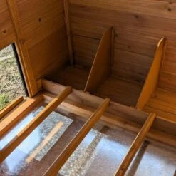 Poulailler Farmer XL Toit Tôle Ouvrant 6 à 10 Poules Bois FSC Avec Rehausse -Poulaillers poulialler farmer avec rehausse interieur 1