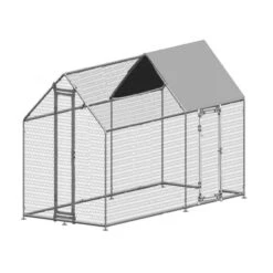 Porte Universelle 1,70x0,75m Pour Enclos Poulailler Parc Grillagé Renforcé -Poulaillers schema porte laterale