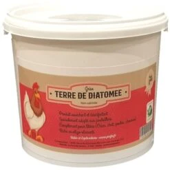 Kit Anti-poux Rouges Pour Poules Et Volailles 10 Kit Anti-poux Rouges Pour Poules Et Volailles -Poulaillers terre de diatomee amorphe grise seau 2kg