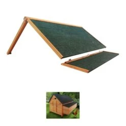 Toit De Poulailler Pour Cémani XXL 15 à 18 Poules Vert