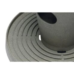 Mangeoire Tour Pour Poule Feed Tower Grise En Plastique Recyclé - Beeztees -Poulaillers tour d alimentation pour poule beeztees vue 4